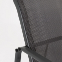 Moderne tuinset met bank, 2 fauteuils en salontafel Bizzotto Gonzalo 