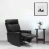 Kunstleren relaxfauteuil Aurora met voetsteun 