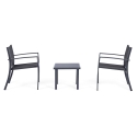 Moderne tuinset 2 stoelen met tafeltje 45x45cm Bizzotto Auri Verkoop