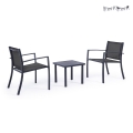 Moderne tuinset 2 stoelen met tafeltje 45x45cm Bizzotto Auri Aanbieding