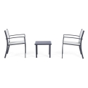 Moderne tuinset 2 stoelen met tafeltje 45x45cm Bizzotto Auri Karakteristieken