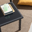 Moderne tuinset 2 stoelen met tafeltje 45x45cm Bizzotto Auri Prijs