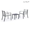 Moderne tuinset 2 stoelen met tafeltje 45x45cm Bizzotto Auri Aanbod