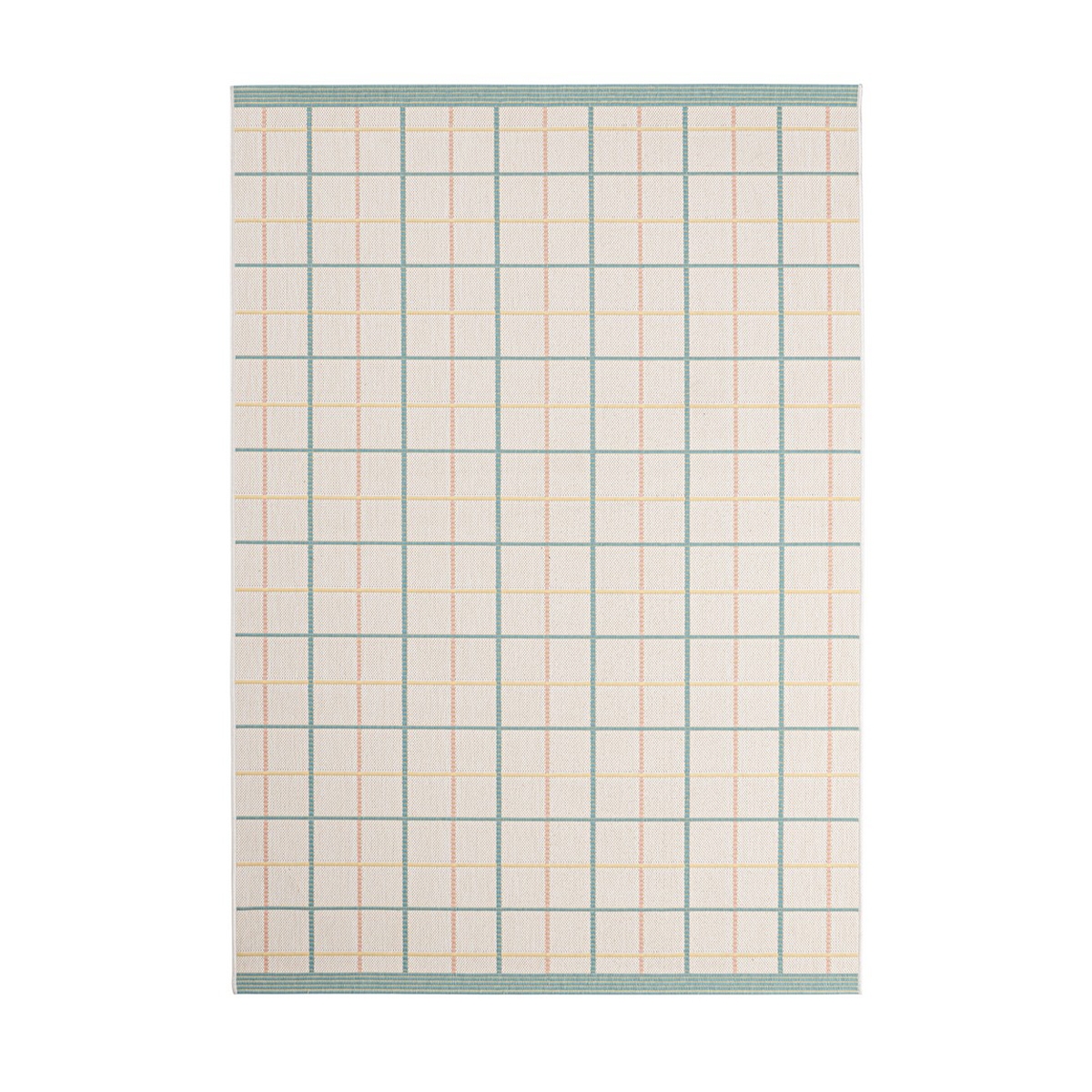 Bizzotto Nour binnen-buiten vloerkleed groen/blauw/geel 200x290cm Aanbieding Bizzotto Nour binnen-buiten vloerkleed groen/blauw/geel 200x290cm Aanbieding