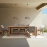 Buitenkleed rechthoekig beige oranje 160x230cm Bizzotto Kino Verkoop