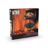 Houtskoolbarbecue met wielen en verstelbaar rond rooster Ø 48cm Kivra Model
