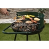 Houtskoolbarbecue met wielen en verstelbaar rond rooster Ø 48cm Kivra Aanbod