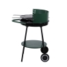 Houtskoolbarbecue met wielen en verstelbaar rond rooster Ø 48cm Kivra Catalogus