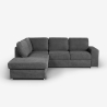 3-zits slaapbank met opbergruimte linkse chaise longue Veyro Aanbod