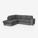 3-zits slaapbank met opbergruimte linkse chaise longue Veyro Korting