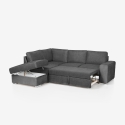 3-zits slaapbank met opbergruimte linkse chaise longue Veyro Verkoop
