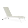 Recliner tuin ligstoel met wielen Cleopas Voorraad