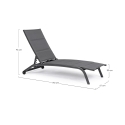 Recliner tuin ligstoel met wielen Cleopas 