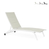 Recliner tuin ligstoel met wielen Cleopas Aanbod