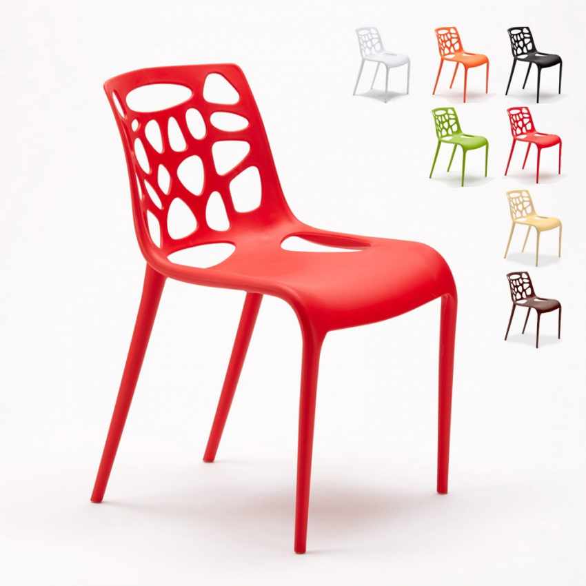Set van 24 stoelen Gelateria 