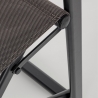 Opvouwbare aluminium regisseursstoel voor de tuin Bizzotto Lagun Voorraad