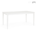 Moderne tuintafel 160x90 cm aluminium Bizzotto Nebula Aanbieding