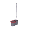 Draaibare mop met ronde dweil en 16L emmer Super Mop Afmetingen