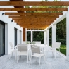 Bizzotto Hilde rechthoekige tuintafel 150x80 in aluminium Korting