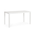 Moderne rechthoekige buitentafel 130x68cm in aluminium Bizzotto Hilde Kortingen
