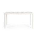 Moderne rechthoekige buitentafel 130x68cm in aluminium Bizzotto Hilde Catalogus