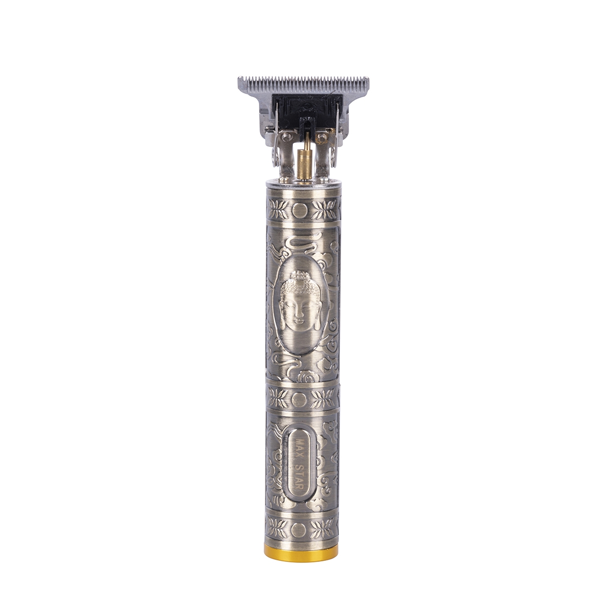 Oplaadbaar elektrisch scheerapparaat voor baard en haar met 4 koppen Buddha Gold Aanbieding Oplaadbaar elektrisch scheerapparaat voor baard en haar met 4 koppen Buddha Gold Aanbieding