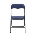 Set van 6 opvouwbare stoelen met fluwelen beklede zitting Pexis Kosten