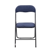 Set van 6 opvouwbare stoelen met fluwelen beklede zitting Pexis Kosten