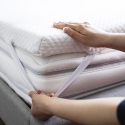 Memory Foam Matrastopper 120x190cm Piazza e Mezza Sofra Verkoop