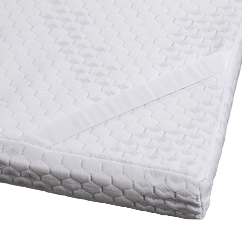 Memory Foam Matrastopper Enkel 80x190cm Afneembaar Mavka Aanbieding