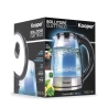 Elektrische waterkoker met glazen kan, LED-verlichte voet, 1800W Nashi Voorraad