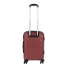 Kleine koffer 4 wielen 360° met dubbele ritssluiting en combinatieslot Diamond Verkoop