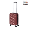 Kleine koffer 4 wielen 360° met dubbele ritssluiting en combinatieslot Diamond Aanbieding