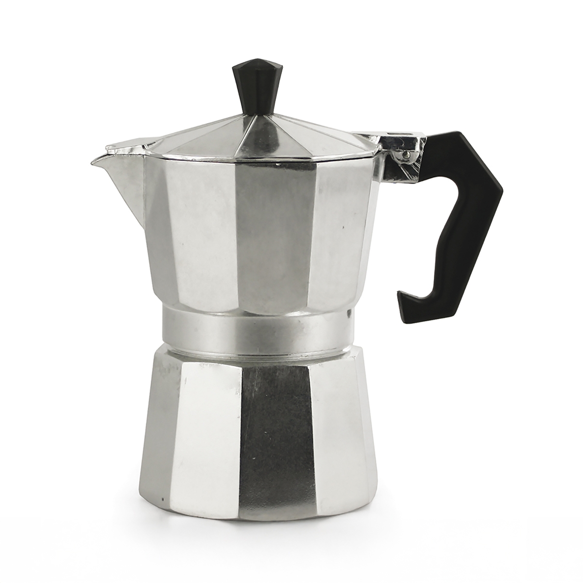 Klassieke moka koffiezetter voor 3 kopjes aluminium Morning Aanbieding Klassieke moka koffiezetter voor 3 kopjes aluminium Morning Aanbieding