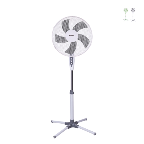 Staande ventilator met 3 snelheden, 5 bladen en verstelbare hoogte ArticFresh Aanbieding