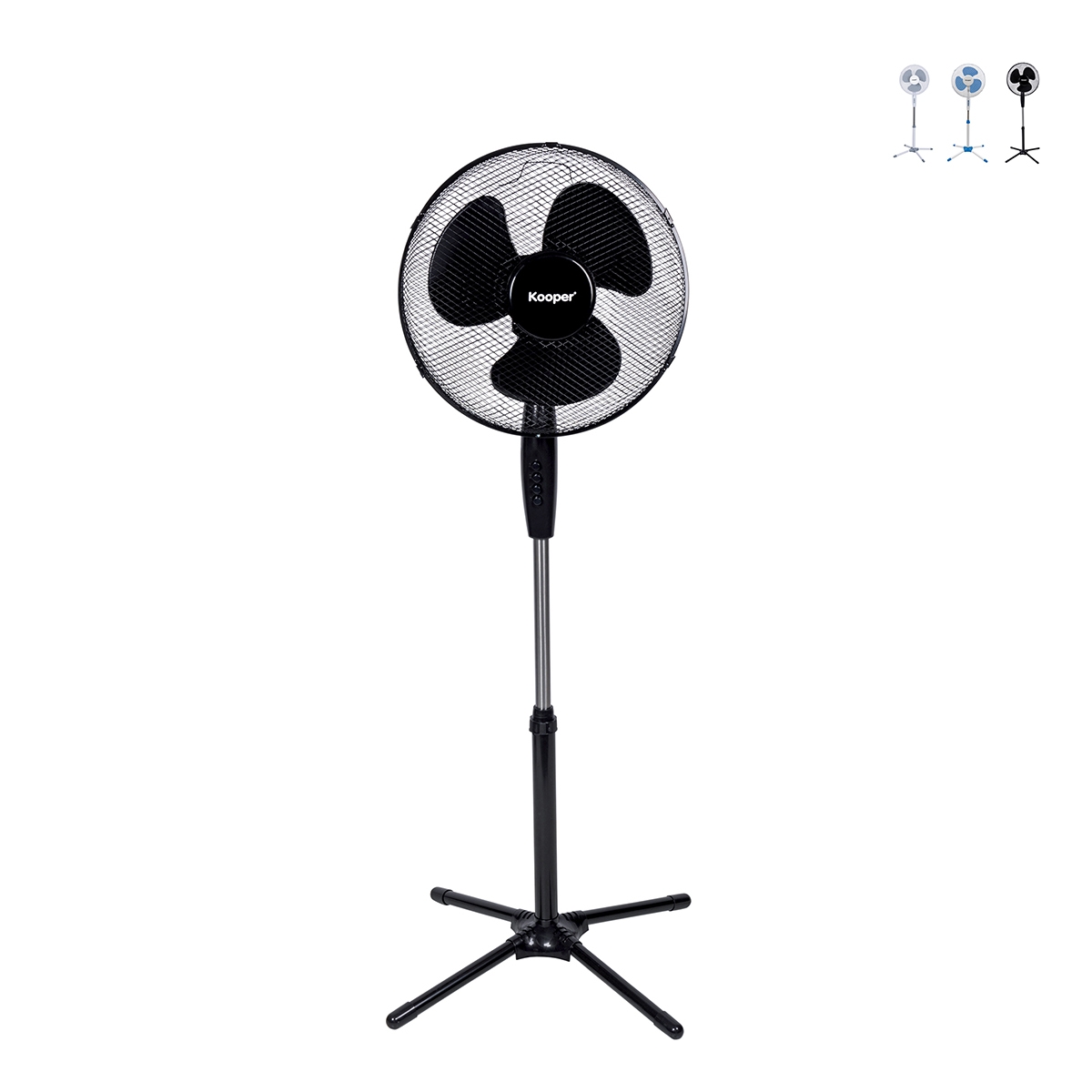 Staande ventilator, kruisvoet, 3 snelheden, 45 W, 133 cm, ArticFresh Aanbieding Staande ventilator, kruisvoet, 3 snelheden, 45 W, 133 cm, ArticFresh Aanbieding