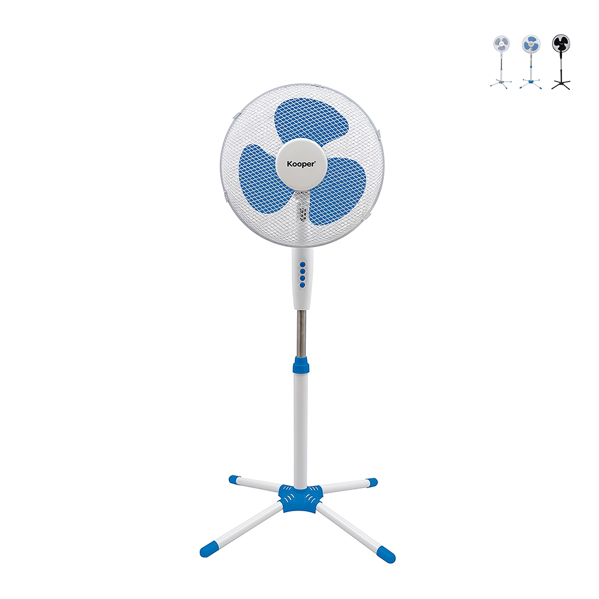 Staande ventilator, kruisvoet, 3 snelheden, 45 W, 133 cm, ArticFresh Model