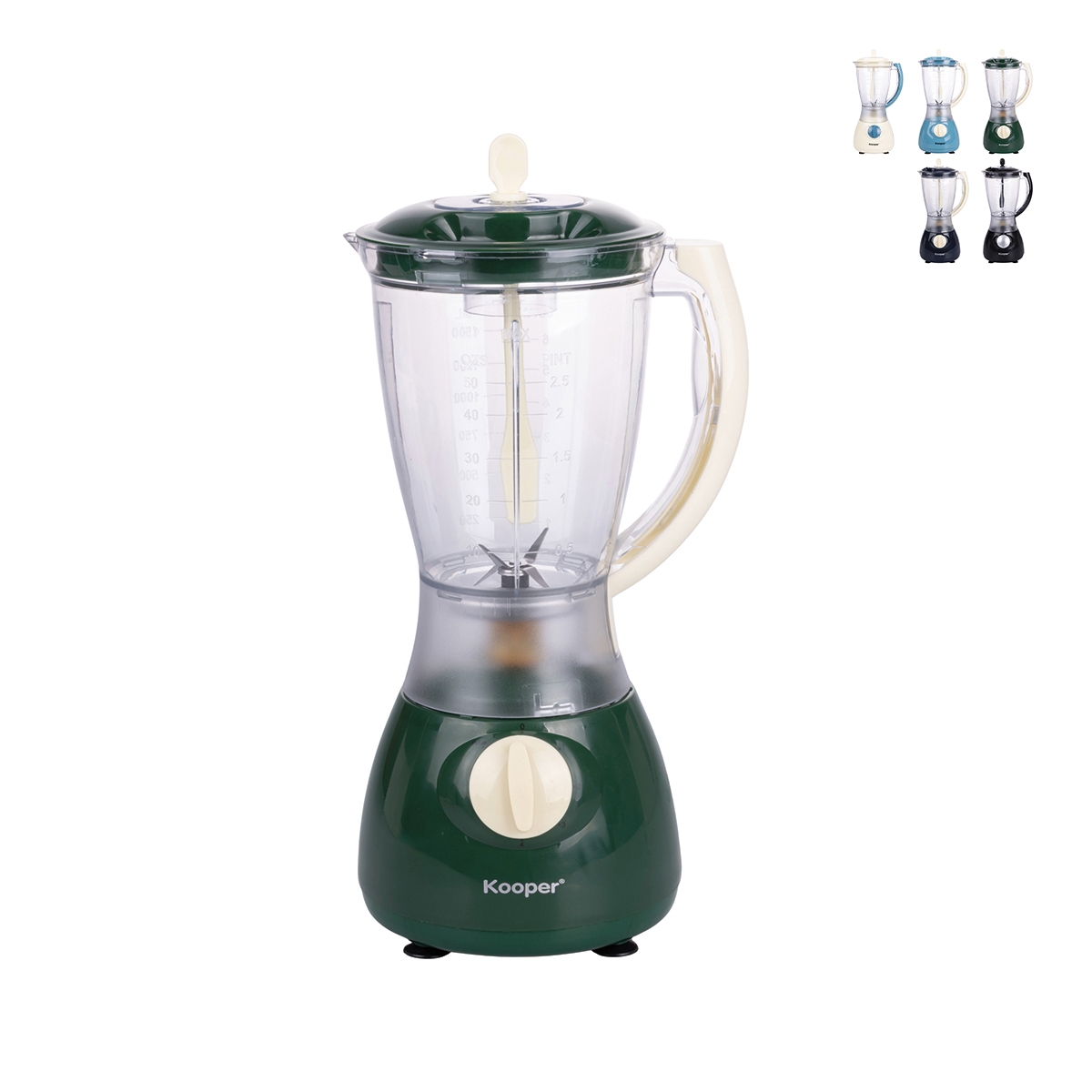 Elektrische blender 1,8L met 4 snelheden en roestvrijstalen messen Miyu Aanbieding Elektrische blender 1,8L met 4 snelheden en roestvrijstalen messen Miyu Aanbieding