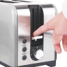 Vintage stijl broodrooster 2 sleuven met timer- en ontdooifunctie Tepak 