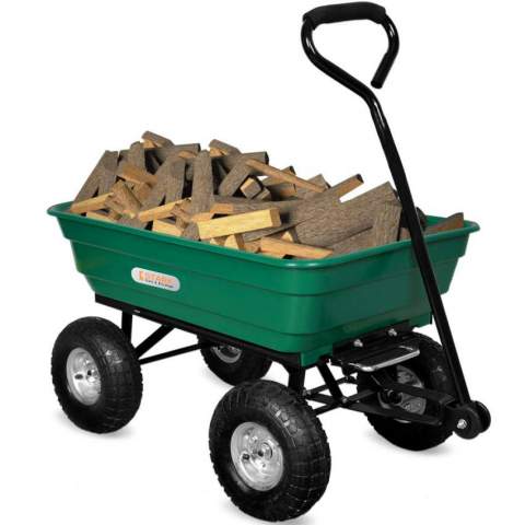 Tuinwagen Hout gras en Vloeistoffen 380 Kg Parcheron