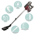 Cyclonische stofzuiger met telescopische steel en HEPA-filter Airone 2.0 