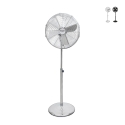 Staande ventilator 4 aluminium bladen 3 snelheden Norek Aanbieding