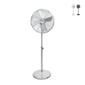 Staande ventilator 4 aluminium bladen 3 snelheden Norek Aanbieding