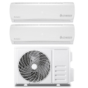 Dual split airco 9000+12000 BTU met inverter en WiFi Aero Aanbieding