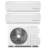 Dual split airco 9000+12000 BTU met inverter en WiFi Aero Aanbieding