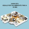 Airconditioner 24000 BTU warmtepomp inverter met afstandsbediening Aero Karakteristieken