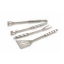 Set van 3 roestvrijstalen barbecuegereedschappen met koffer Nira Korting