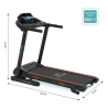Opvouwbare elektrische loopband met helling, 12 programma's en wielen K2 