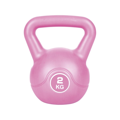 Kettlebell 2Kg met antislipgreep voor fitnessoefeningen Tibor Aanbieding