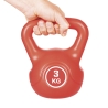 Kettlebell 3 kg antislip voor spierversterkende oefeningen Makro Aanbod